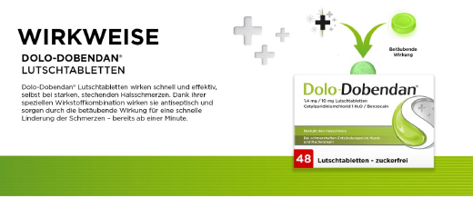 DOLO-DOBENDAN 1,4 mg/10 mg Comprimés à sucer, 48 pces