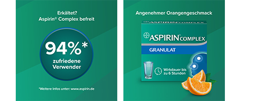 ASPIRIN COMPLEX Btl. avec granulés pour préparation de suspensions, 10 pcs