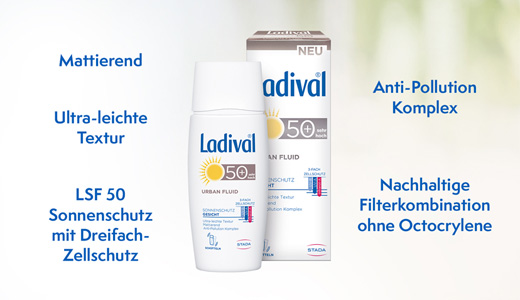 LADIVAL Fluide urbain LSF 50+, 50 ml