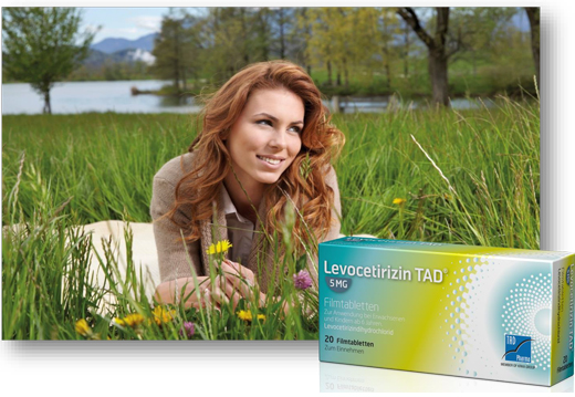LEVOCETIRIZIN TAD 5 mg Comprimés pelliculés, 100 pcs