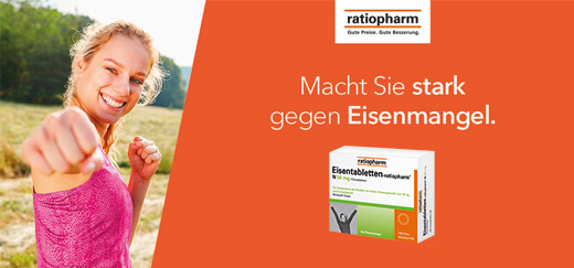 EISENTABLETTEN-ratiopharm N 50 mg comprimés pelliculés, 50 pc