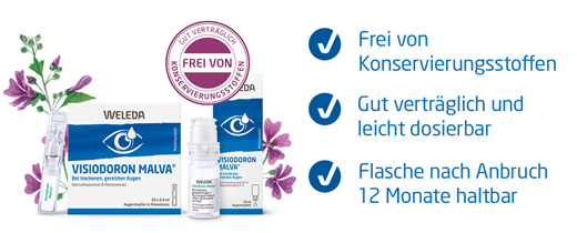 VISIODORON Gouttes oculaires Malva, 10 ml
