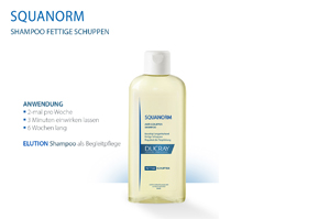 DUCRAY SQUANORM Shampooing pour pellicules grasses, 200 ml