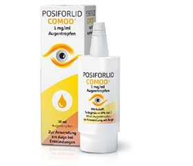POSIFORLID COMOD 1 mg/ml Gouttes oculaires, 10 ml
