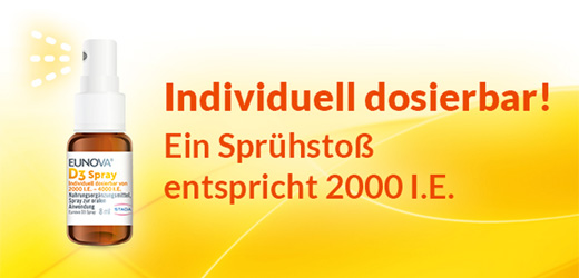 EUNOVA Vitamine D3 en spray, 8 ml