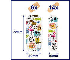 HANSAPLAST Pansements adhésifs Sensitive Kinder, 20 pièces