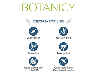 CURCUMA FORTE 800 avec NovaSol Gélules de curcumine, 30 gélules
