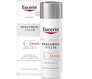 EUCERIN Combleur hyaluronique anti-âge CC Cr.mitt.LSF 15, 50 ml