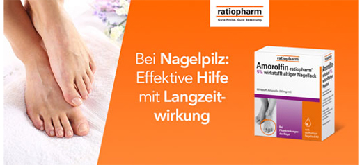 AMOROLFIN-Vernis à ongles ratiopharm 5%, 3 ml