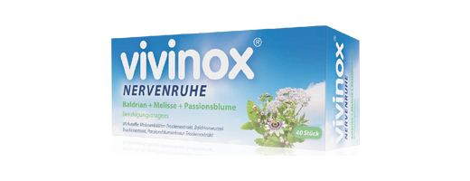 VIVINOX Dragée calmante pour les nerfs, 100 pcs