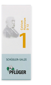 BIOCHEMIE Pflüger 1 Calcium fluoratum D 12, 400 comprimés
