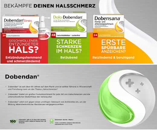 DOLO-DOBENDAN 1,4 mg/10 mg Comprimés à sucer, 48 pces