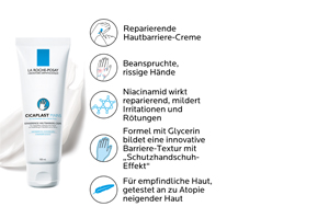 ROCHE-POSAY Cicaplast crème pour les mains, 100 ml