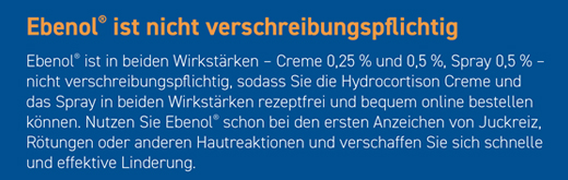 EBENOL Crème 0,5%, 15 g