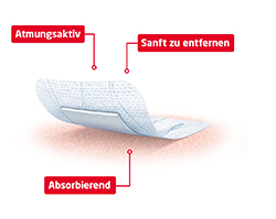 LEUKOMED Skin sensitive stérile 8x10 cm, 5 pces