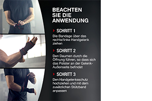 HANSAPLAST Bandage pour poignet Sport taille M, 1 pc