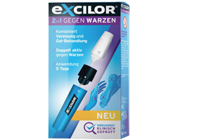 EXCILOR Pack combiné 2en1 contre les verrues, 1 P
