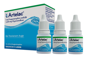 ARTELAC Gouttes pour les yeux, 3X10 ml