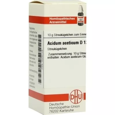 ACIDUM ACETICUM D 12 globules, 10 g