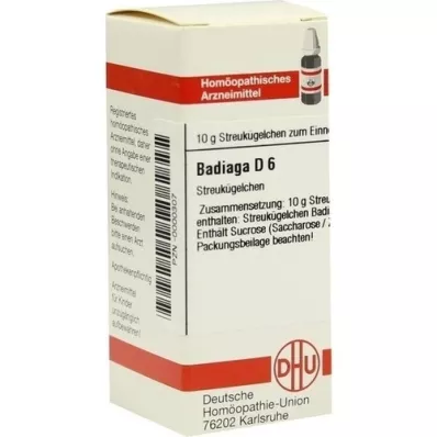 BADIAGA D 6 globules, 10 g BADIAGA D 6 globules, 10 g