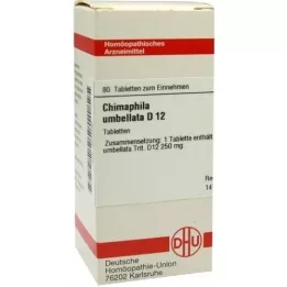 CHIMAPHILA UMBELLATA D 12 comprimés, 80 pc