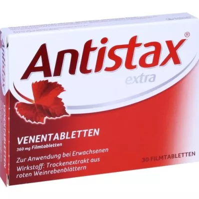 ANTISTAX comprimés veineux supplémentaires, 30 pc