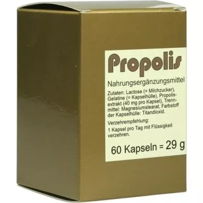 PROPOLIS CAPSULES, 60 pc