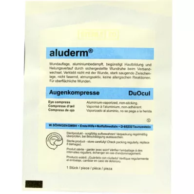 ALUDERM Compresses oculaires DuOcul stériles, 1 pc