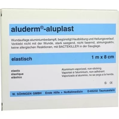 ALUDERM aluplast Wundverb.Pfl.8 cmx1 m élastique, 1 pièce