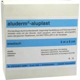 ALUDERM aluplast Wundverb.Pfl.6 cmx5 m élastique, 1 pièce