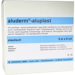 ALUDERM aluplast Wundverb.Pfl.8 cmx5 m élastique, 1 pièce