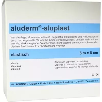 ALUDERM aluplast Wundverb.Pfl.8 cmx5 m élastique, 1 pièce
