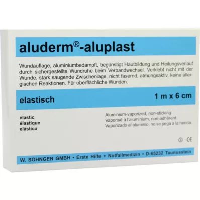 ALUDERM aluplast Wundverb.Pfl.6 cmx1 m stable, 1 pièce