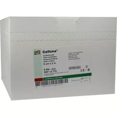 CELLONA Ouate synthétique stérile 6 cmx3 m, 8 pièces CELLONA Ouate synthétique stérile 6 cmx3 m, 8 pièces