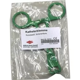 KATHETERKLEMME plastique en forme de ciseaux, 1 pièce