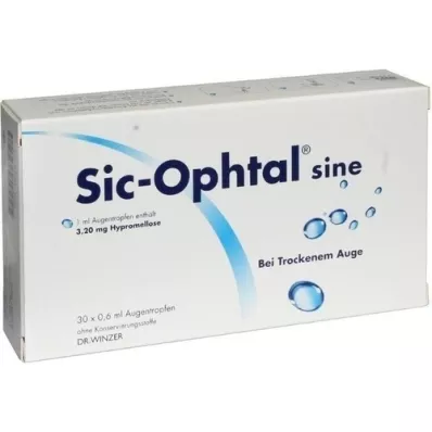 SIC OPHTAL votre vue Gouttes pour les yeux, 30X0,6 ml
