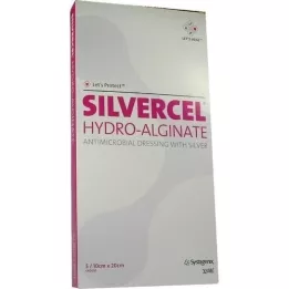 SILVERCEL Bandage hydroalginate 10x20 cm, 5 pc