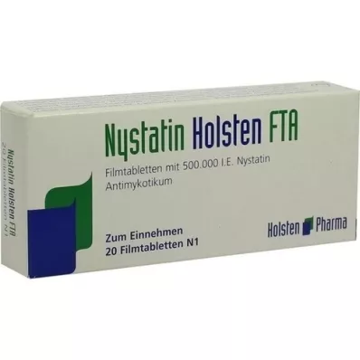 NYSTATIN Comprimés pelliculés Holsten, 20 pc