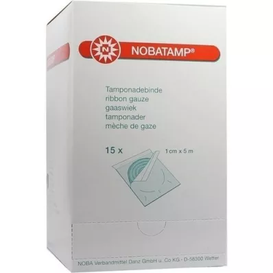NOBATAMP-pansement de tamponnade stérile 1 cmx5 m, 15 pc