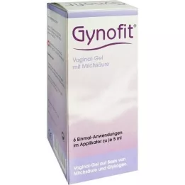 GYNOFIT Gel vaginal a.Base.v.acide lactique+glucose, 6X5 ml