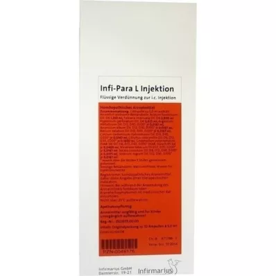 INFI PARA Ampoules injectables L, 10X5 ml INFI PARA Ampoules injectables L, 10X5 ml