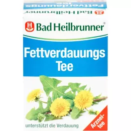 BAD HEILBRUNNER Sachet filtre à thé pour digestion des graisses, 8X1,8 g