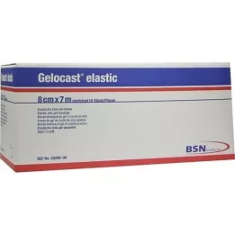 GELOCAST bandage élastique en gel de zinc 8 cmx7 m, 10 pc