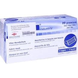 MUNDSCHUTZ OP avec élastique et embout nasal bleu, 50 pièces