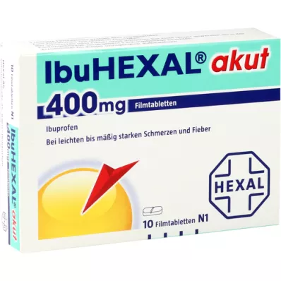 IBUHEXAL aigu 400 comprimés pelliculés, 10 pc