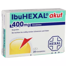 IBUHEXAL aigu 400 comprimés pelliculés, 20 pc