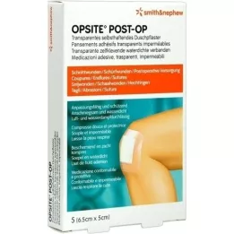 OPSITE Poteau-OP Bandage 5x6,5 cm, 5 pc