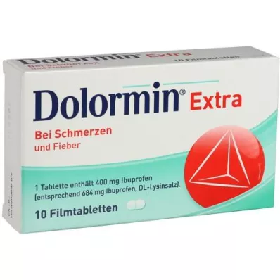 DOLORMIN comprimés pelliculés supplémentaires, 10 pc