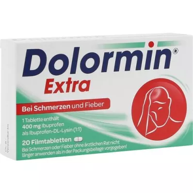 DOLORMIN comprimés pelliculés supplémentaires, 20 pc DOLORMIN comprimés pelliculés supplémentaires, 20 pc