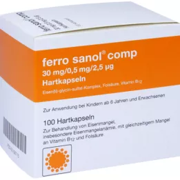 FERRO SANOL comp.Hartkaps.m.msr.überz.Pellets, 100 pc